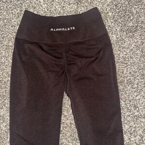 ALPHALETE Amplify Leggings Chocolate Size S